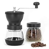 Manual Coffee Bean Grinder | Adjustable Coarseness Ceramic Mill |...