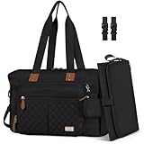 RAINSMORE Baby Changing Bags Nappy Tote Bag Waterproof Baby...
