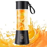 Portable Blender, 2000mAh USB Rechargeable, Mini Blender 380ml...