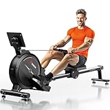 Wenoker Rowing Machine Magnetic Foldable, Fitness Exerciser...