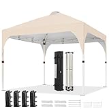 Yaheetech Pop Up Gazebo, 3x3m Garden Instant Shelter Waterproof...