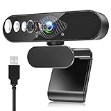 USB Webcam, 1080P Streaming Webcam with Microphone for PC,MAC,...