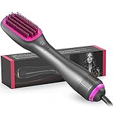 APOKE 3 in 1 Hair Dryer Brush & Straightener Brush, Professional...