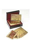 Global Gizmos 51320 Gold Plated Playing Card Set / 24...