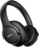 KVIDIO Bluetooth Headphones Over Ear, 65 Hours Playtime Wireless...