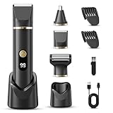 Beard Trimmer for Men, Electric Razor & Nose Hair Trimmer - IPX7...