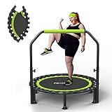 ZCMHAXJ Foldable Mini Trampoline, 40' Rebounder Trampoline for...