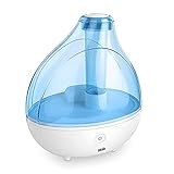 ANSIO® Humidifier for Bedroom 1500ml Cool Mist Air humidifier...