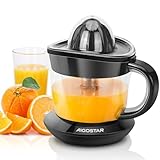 Aigostar Orange Juicer Electric Citrus Juicer, 700ml Bowl with...
