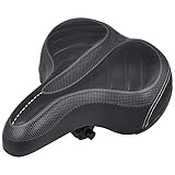 Yaheetech Bike Saddle, Wide Big Bum Bicycle Gel Cruiser Extra...