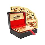 Global Gizmos 51320 Gold Plated Playing Card Set / 24...