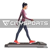 CITYSPORTS Folding Motorised Treadmill, 500W Motor, Adjustable...