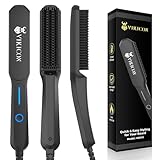 VIKICON Beard Straightener Comb for Men, Professional Beard Hair...