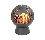 GardenCo Globe Fire Pit - Large 60cm Outdoor Round Firepit for...