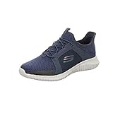 Skechers Men's 52640 Trainers, Blue Navy Orange, 11 UK