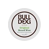 BULLDOG SKINCARE Original Beard Wax 50g, Long Lasting Hold for...
