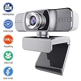 THUSTAND HD Webcam, 1080P Streaming Webcam with Microphone,...