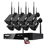 TMEZON Wireless Security Camera System, CCTV Camera System, 8CH...