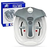 Crystals Foot Spa and Massager Pedicure Bath with Electric...