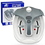 Crystals Foot Spa and Massager Pedicure Bath with Electric...