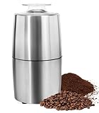 Electric Coffee Grinder - Stainless Steel Coffee Bean and Spice...