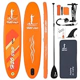 H2OSUP Inflatable Stand Up Paddle Board 10'6'' × 30' × 6' with...