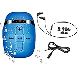 SEWOBYE Waterproof MP3 Player for Swimming, Waterproof Headphones...