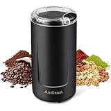 Andizun Electric Coffee Grinder, 350W Coffee Beans Grinder, 80g...