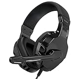 Betron Wired Gaming Headset with Microphone, Headphones for PS5...