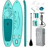 FEATH-R-LITE Inflatable Stand Up Paddle Board Surfboard SUP...