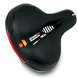 ZENO Gel Bike Seat Cushion | Waterproof Wide Bicycle Saddle |...