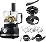 TopStrong Food Processor, 6-in-1 Food Processor and Blender...