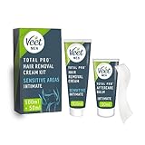 Veet Men Intimate Hair Removal Kit, with Aftercare Balm,...