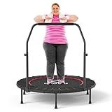 CLORIS 40'' Foldable Fitness Trampoline - Max Load 400lbs,...