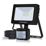 MEIKEE 10W Led Floodlights with Motion Sensor, 850LM...