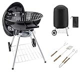 BBQ Grill Patio Portable Charcoal Kettle BBQ Garden Camping...