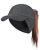 PivotWing Winter Hats for Women, Ponytail Hat with Ear Flaps...