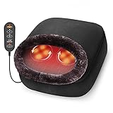 Snailax 2-in-1 Shiatsu Foot and Back Massager with Heat -...