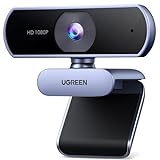 UGREEN USB Webcam, Full HD 1080P/30fps Webcam for PC, Webcam with...