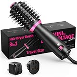 ONEWEST 3in1 Hair Dryer Brush, Dual Voltage One-Step Ionic Hot...