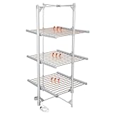 YORKING Heated Clothes Drying Rack Indoor Foldable 3-Tier...