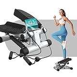 Niceday Mini Stepper Exercise Machine, Steppers with Resistance...