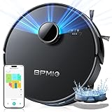 BPMIO Robot Vacuum Cleaner with Mop,5000Pa Suction with LiDAR...