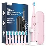 Sonic Electric Toothbrush for Adults and Kids - Sonic...