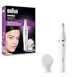 Braun FaceSpa Face Epilator, Hair Removal with Facial Cleansing...