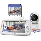 jeeber 2K Wifi Video Baby Monitor with Camera, Phone App & 5''...