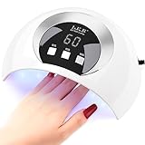 Kisspet UV Nail Lamp, 54W UV Lamps for Gel Nails with 3 Timer,...