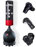 Lions Free Standing 5.5ft Punch Bag Boxing Stand Martial Arts...