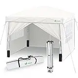 VOUNOT 3m x 3m Pop Up Gazebo with Sides & 4 Weight Bags & Carry...