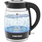 Chefman Electric Kettle, 1.8L 3000W, Hot Water Boiler, Removable...